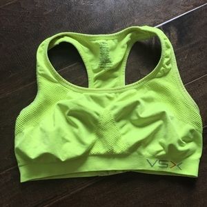 VSX Neon Yellow Sports Bra